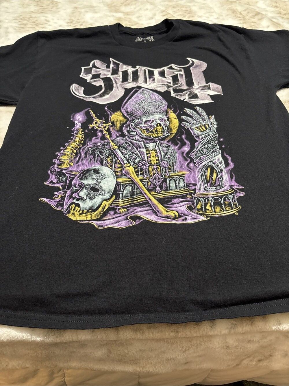 Ghost Official Merch In Perpetua Shirt Size XL Papa Band Purple